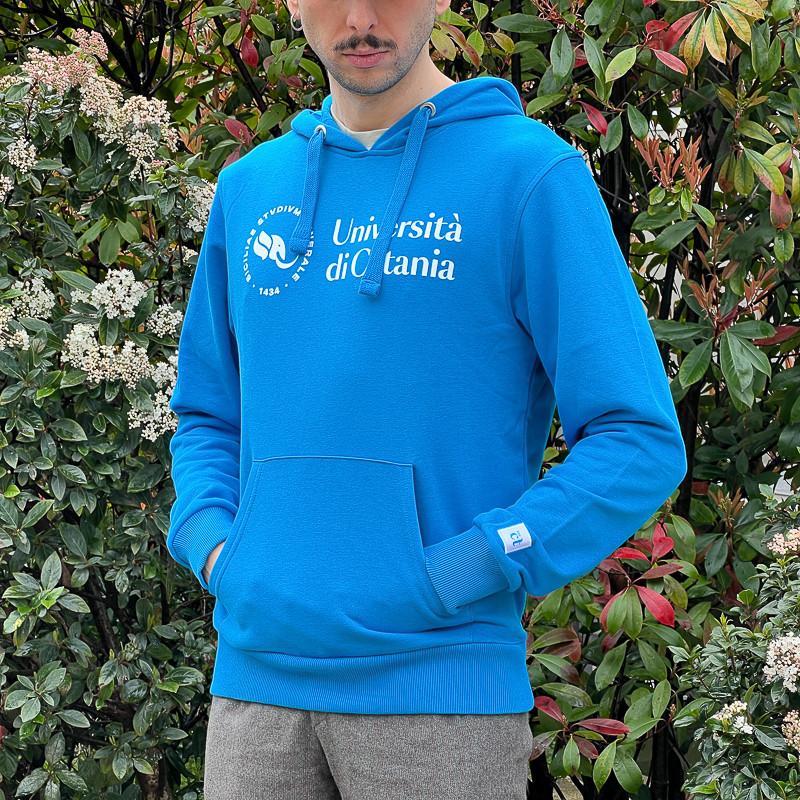 Felpa Con Cappuccio Rapha Uomo In Cotone – Blu Scuro/marino – Taglia L – Cerniera Intera