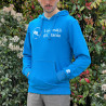 Felpa Cappuccio Uomo colore blu royal