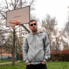 Felpa Zip Uomo colore grigio